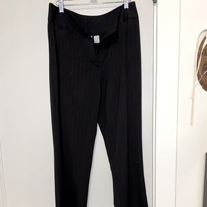 Chico’s pinstripe suit pants